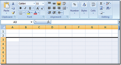 microsoft office 2007 excel shortcut keys