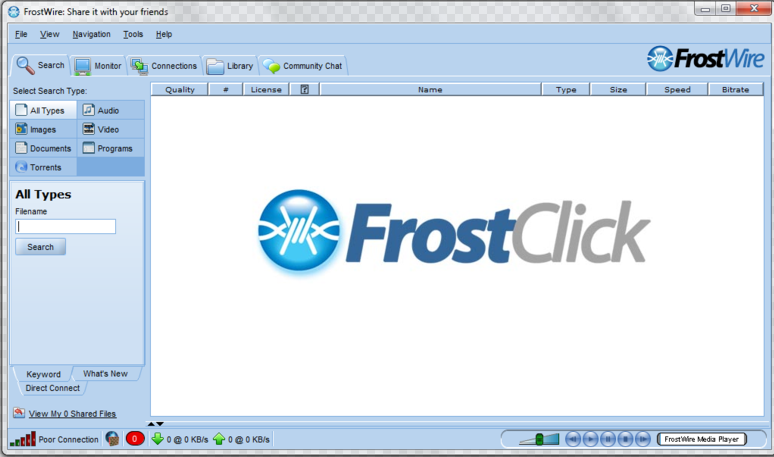 Frostwire-best-limewire-alternative