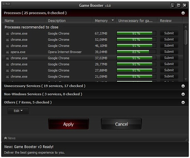 game booster windows 7