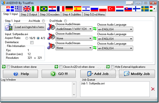 Avi2Dvd burn avi movies to dvd. The Input Post installation, firing up the software brings up a single window interface, which is akin to Nero's info tool.