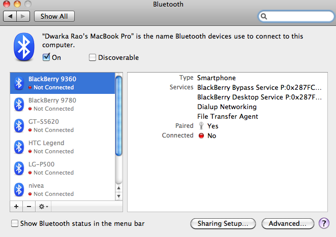 Bluetooth File Transfer App Mac