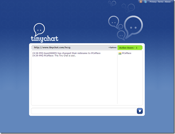 Create Your Own Online Chat Room With Tiny Chat Pcs Place