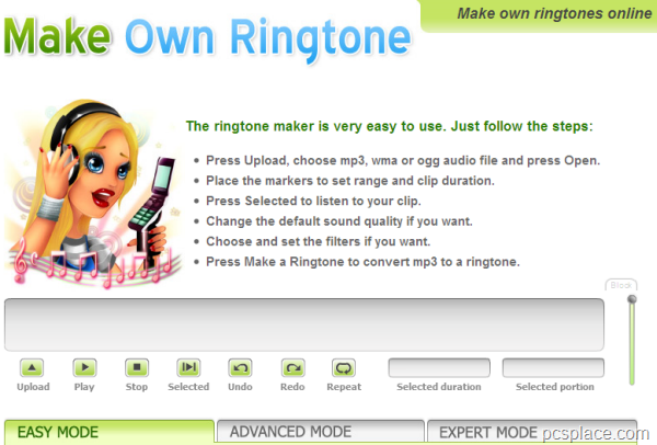 make own ringtone for mobile phones