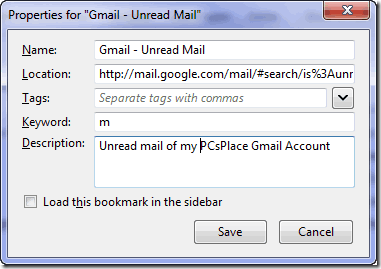 shortcut for gmail mail
