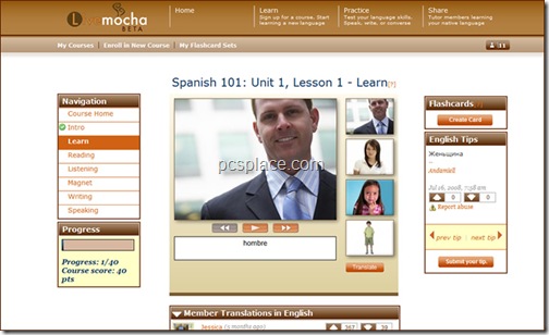 live mocha - learn languages online
