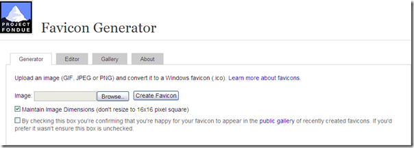 favicon generator- create your own favicon