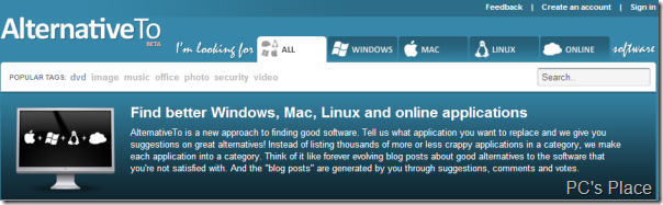 find alternatives to best software for windows,linux,mac and online