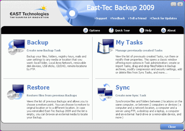 east tec backup 2009 free download