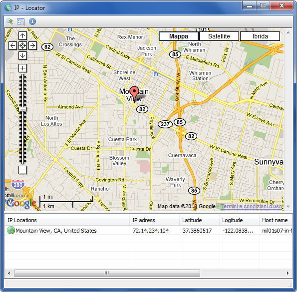 my ip location google maps