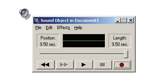 record voice annotations to word documents