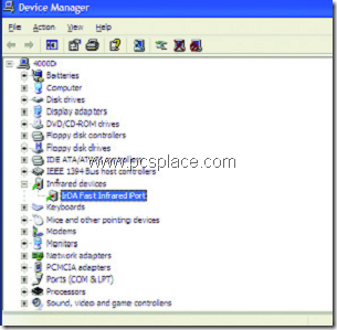 The Device Manager shows the status of