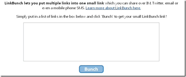 linkbunch- merge multiple links into one