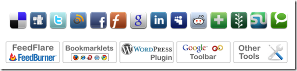 add into social bookmarking button