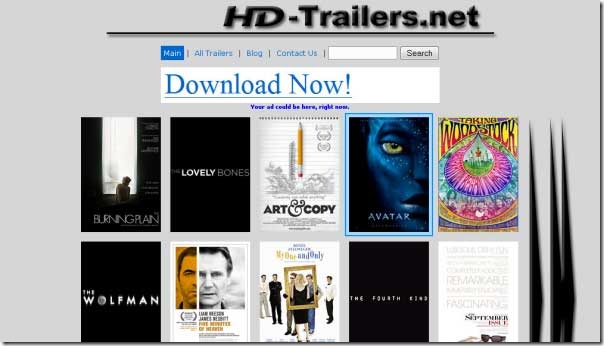 watch and download high definition trailers