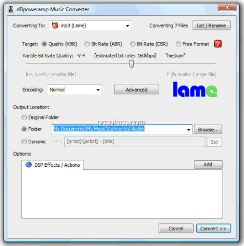 dBPoweramp Music convertor – Free Audio Convertor for mp3, mp4, m4a ...