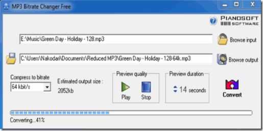 Mp3 Bitrate Changer – Change Bitrate To Compress / Reduce Size Of MP3 Files