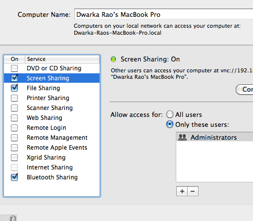 How To Share Mac Screen With Another Mac On Network PCs Place